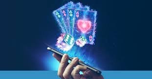 Pengguna asyik bermain slot digital melalui ponsel di ruang santai rumah